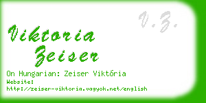 viktoria zeiser business card